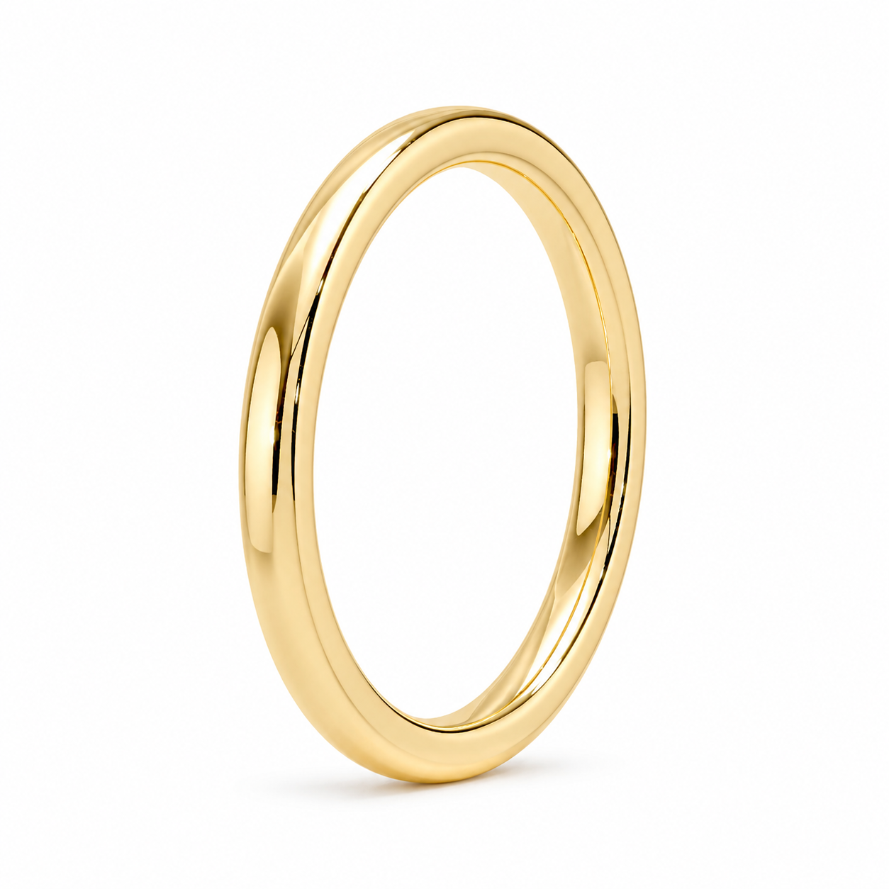 Aurelle Classic Comfort-Fit Wedding Band, front view