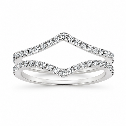 Nadia Stackable Diamond Ring, front view