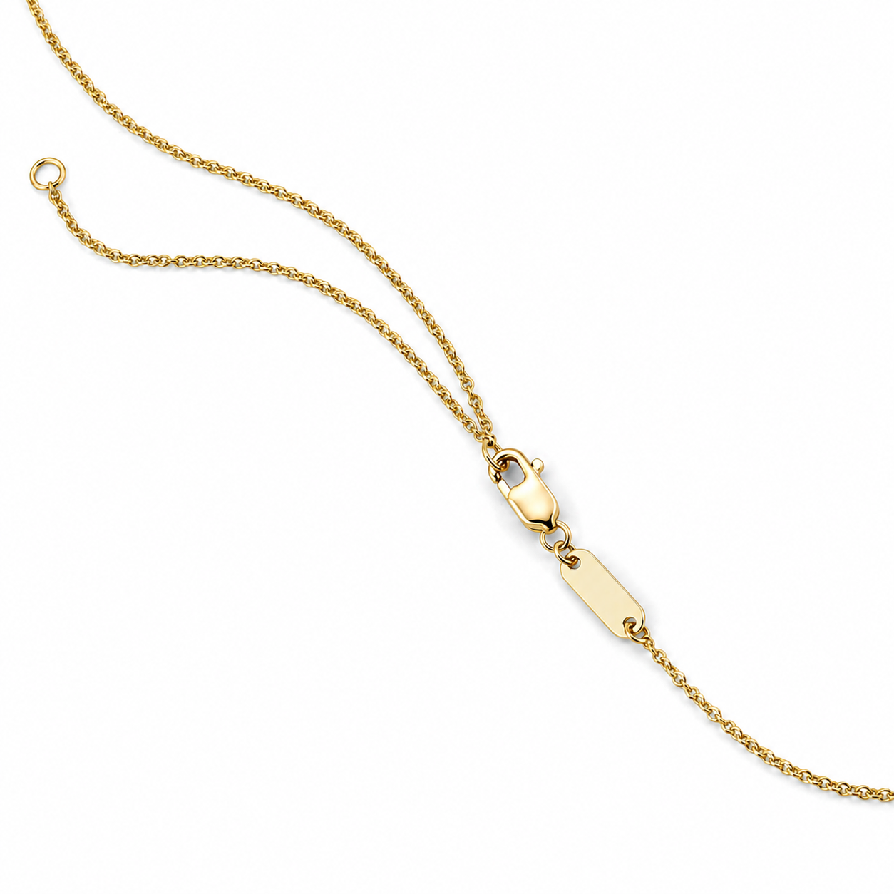 Bezel Solitaire Diamond Pendant, close-up detail