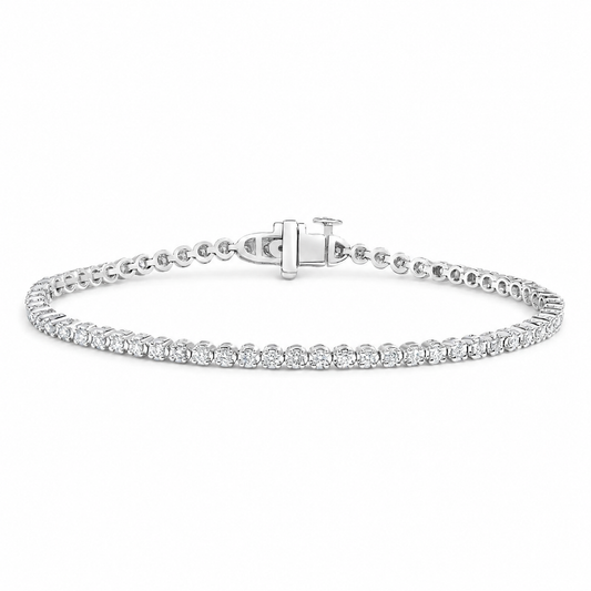 Diamond Tennis Bracelet, front view