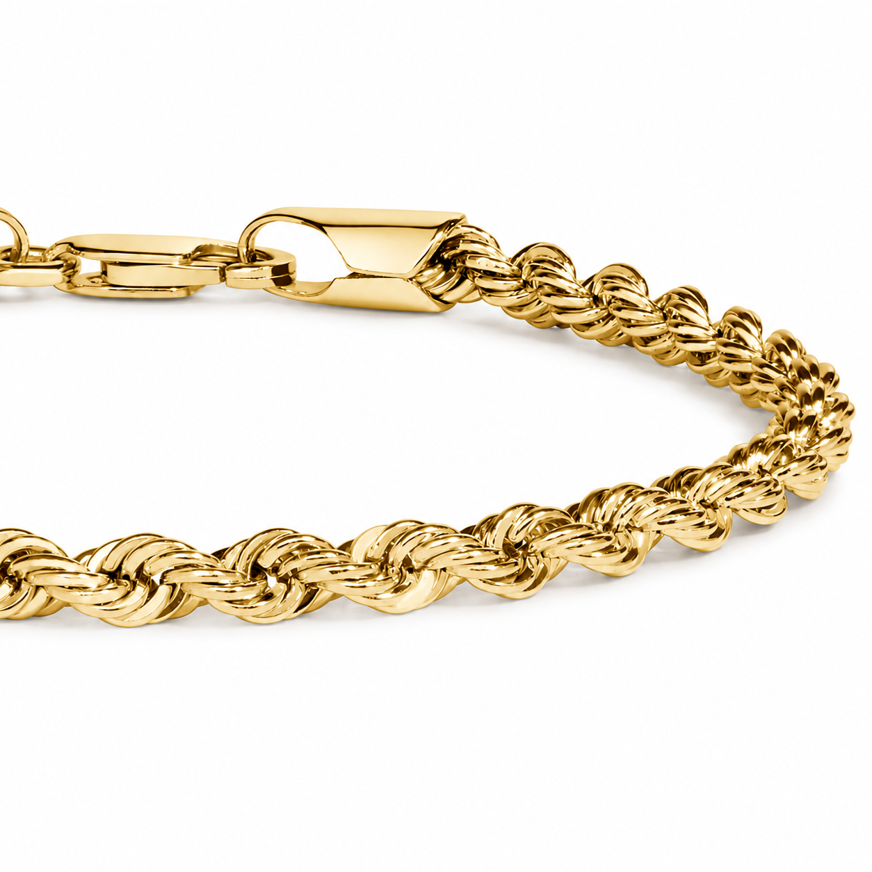 Rope Chain Bracelet, close-up detail
